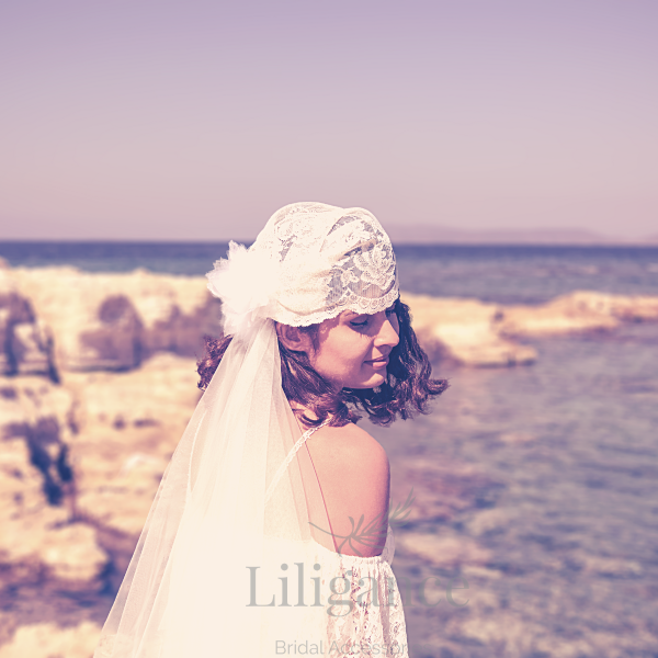 Lydia Juliet Cap Veil